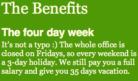 the benefits